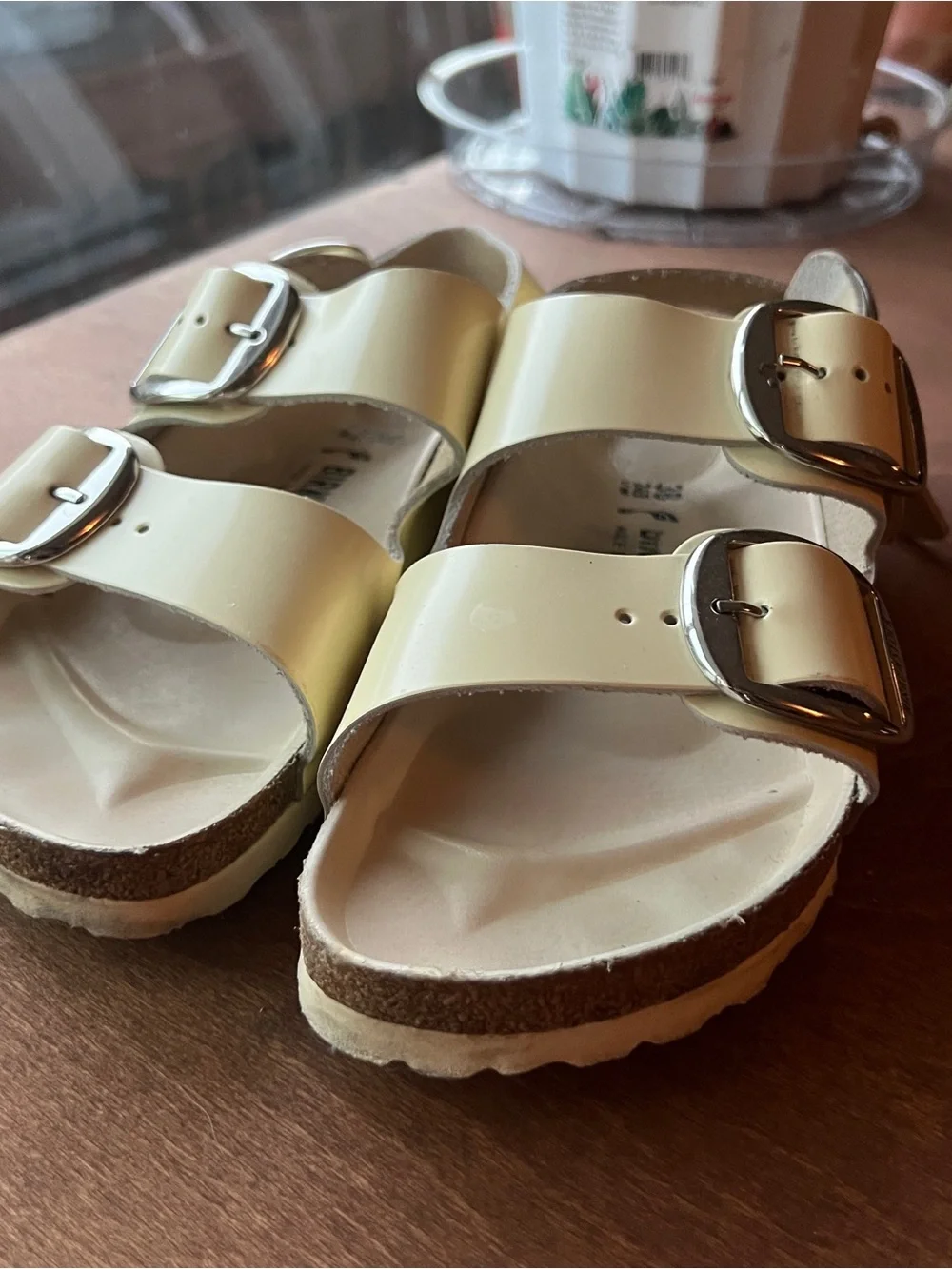 Birkenstock Women’s 38 Milano Sandals with Silver Buckles